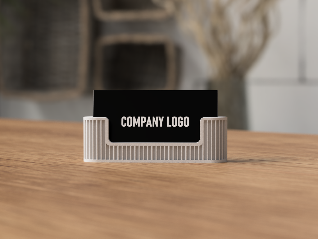 Modern Business Card Desk Holder