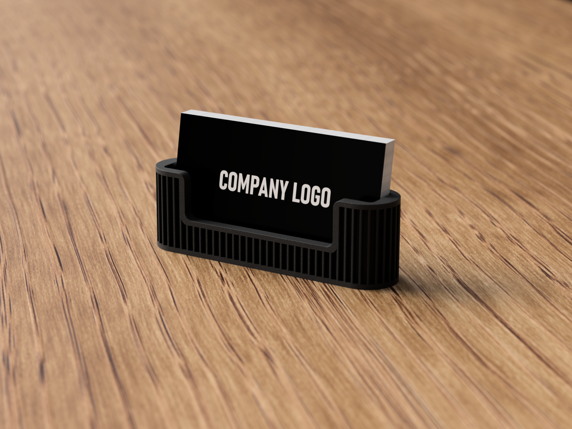 Modern Business Card Desk Holder