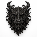 Baroque Dragon Wall Sculpture – Premium Gloss Finish