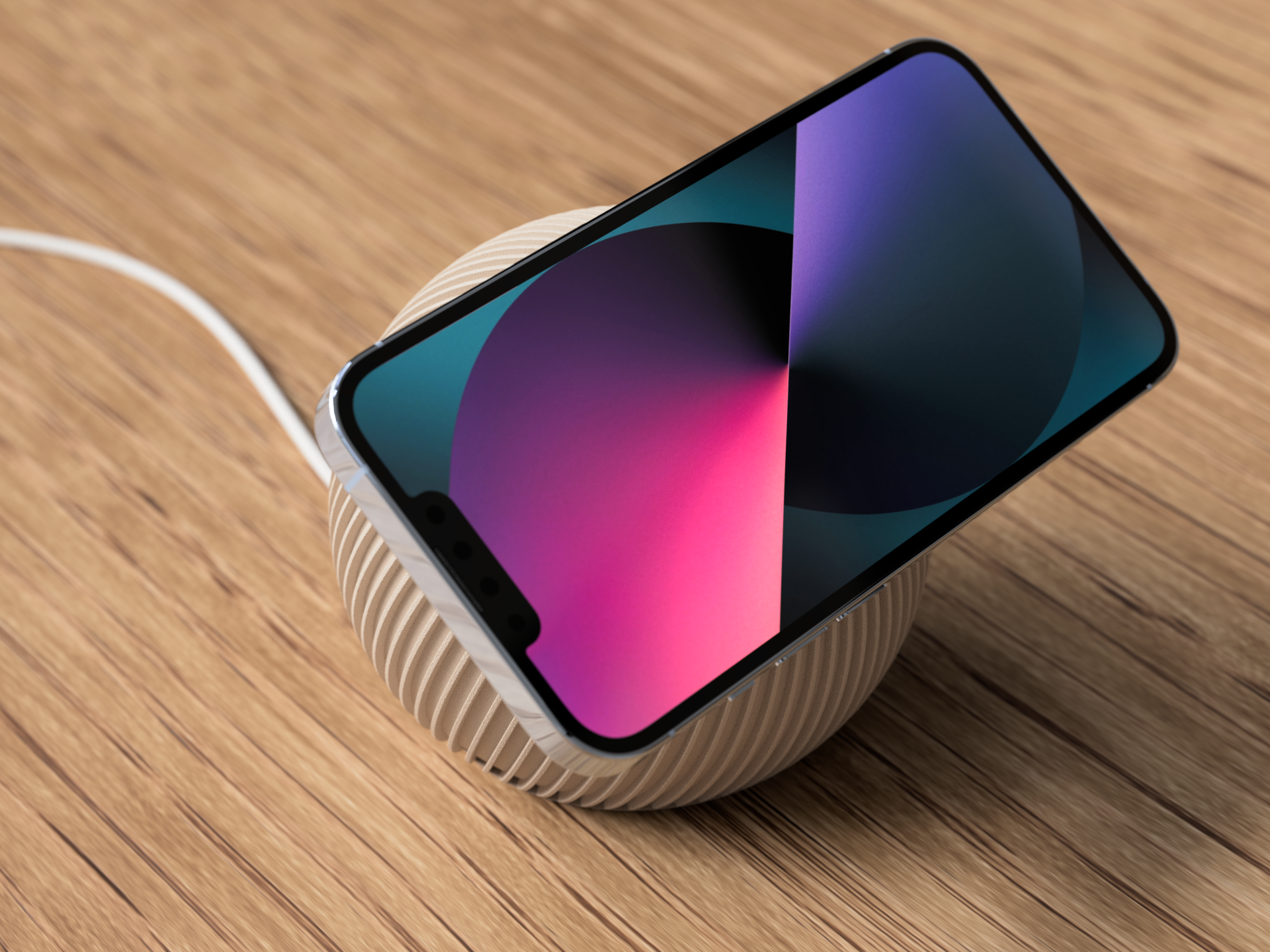 Sleek Magnetic Phone Charger Stand