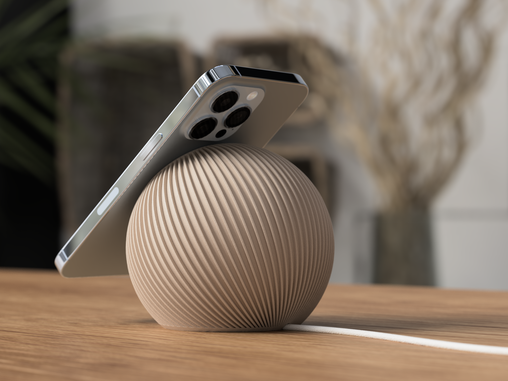 Sleek Magnetic Phone Charger Stand