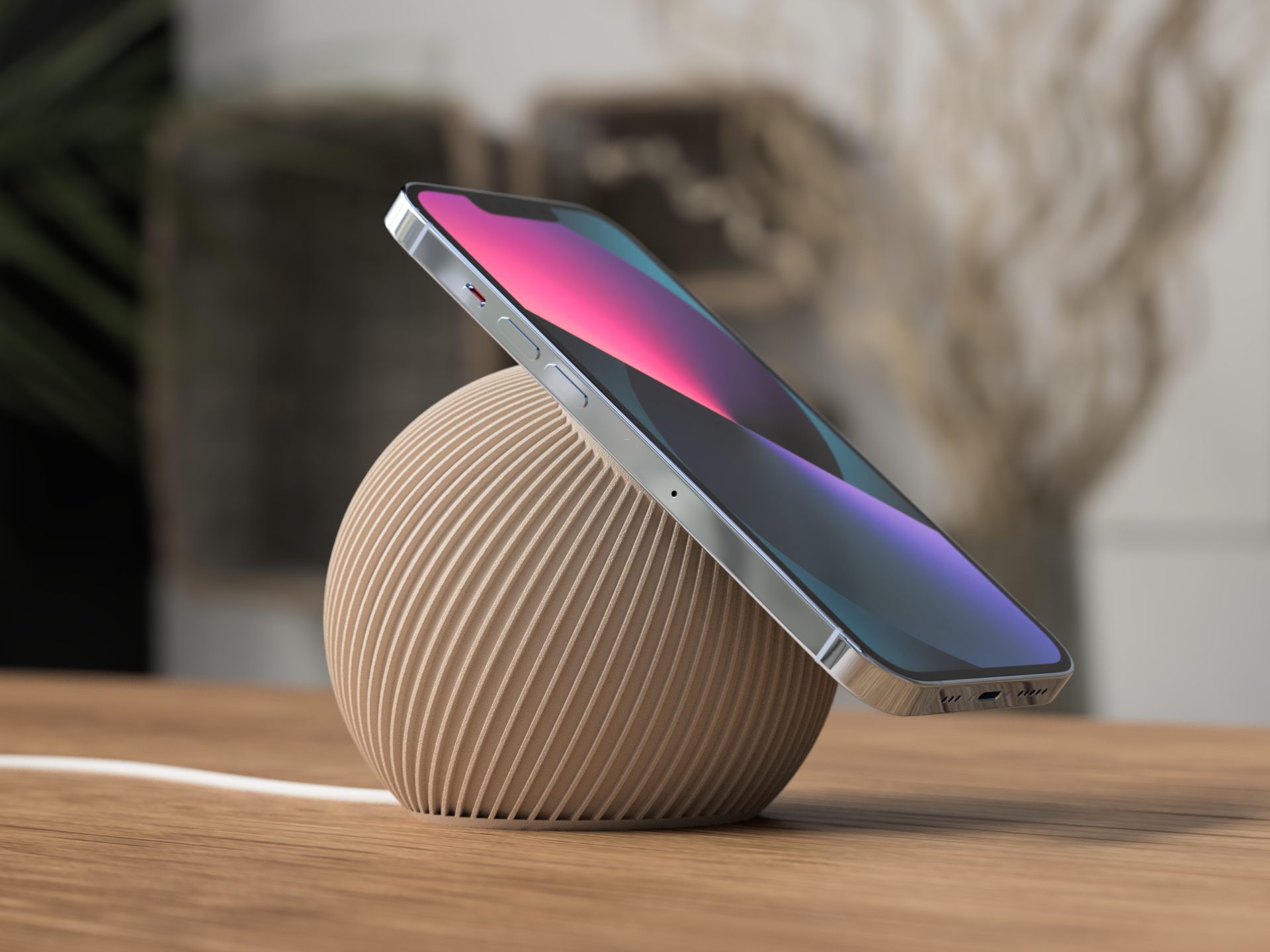 Sleek Magnetic Phone Charger Stand