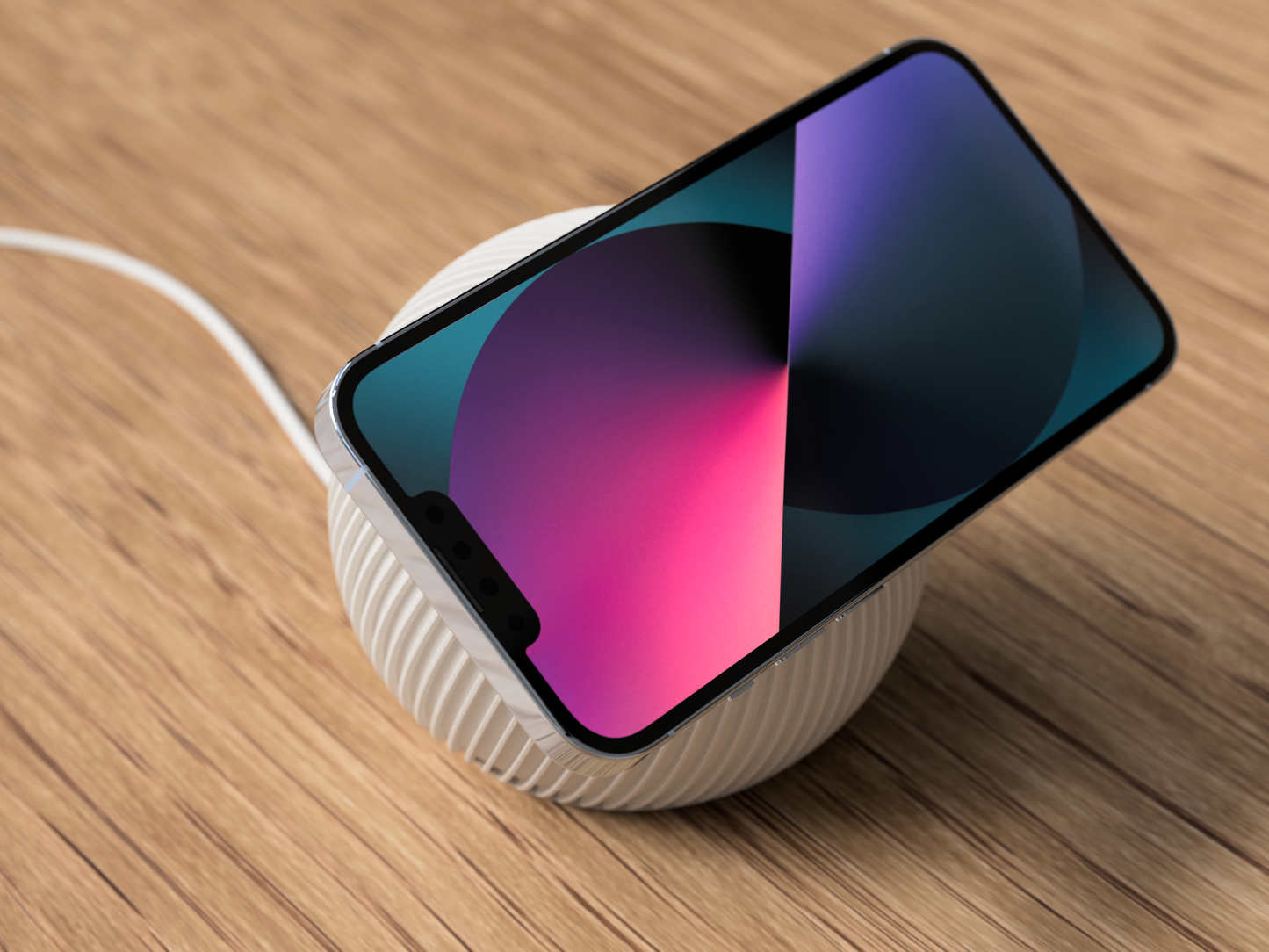 Sleek Magnetic Phone Charger Stand
