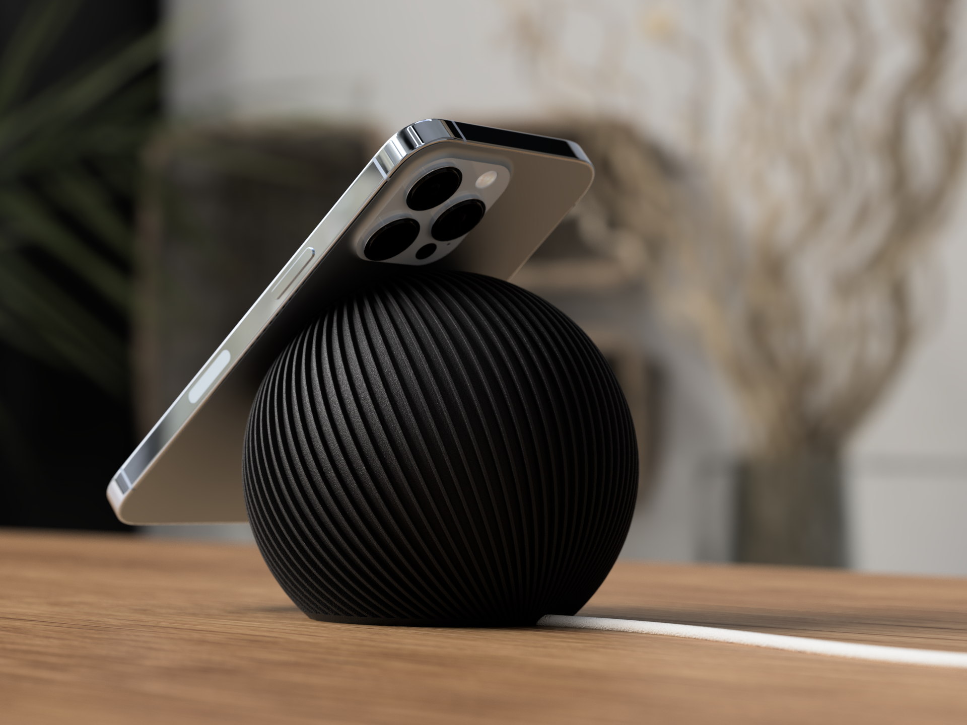 Sleek Magnetic Phone Charger Stand