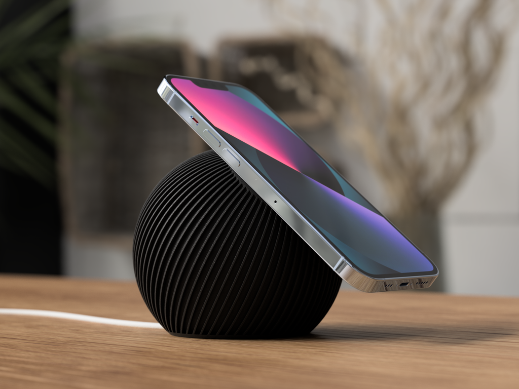 Sleek Magnetic Phone Charger Stand