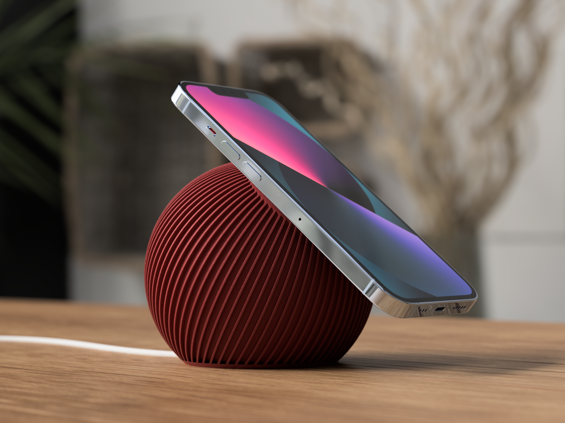 Sleek Magnetic Phone Charger Stand