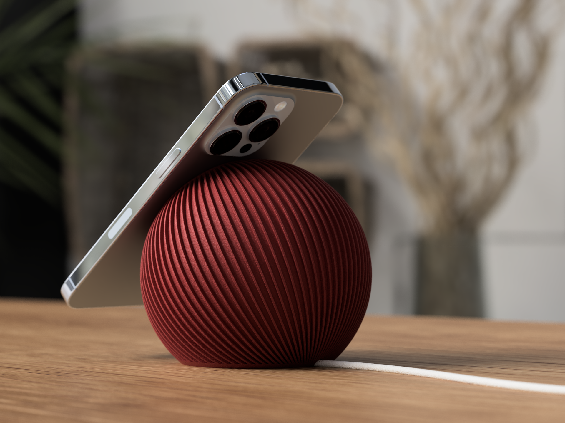 Sleek Magnetic Phone Charger Stand