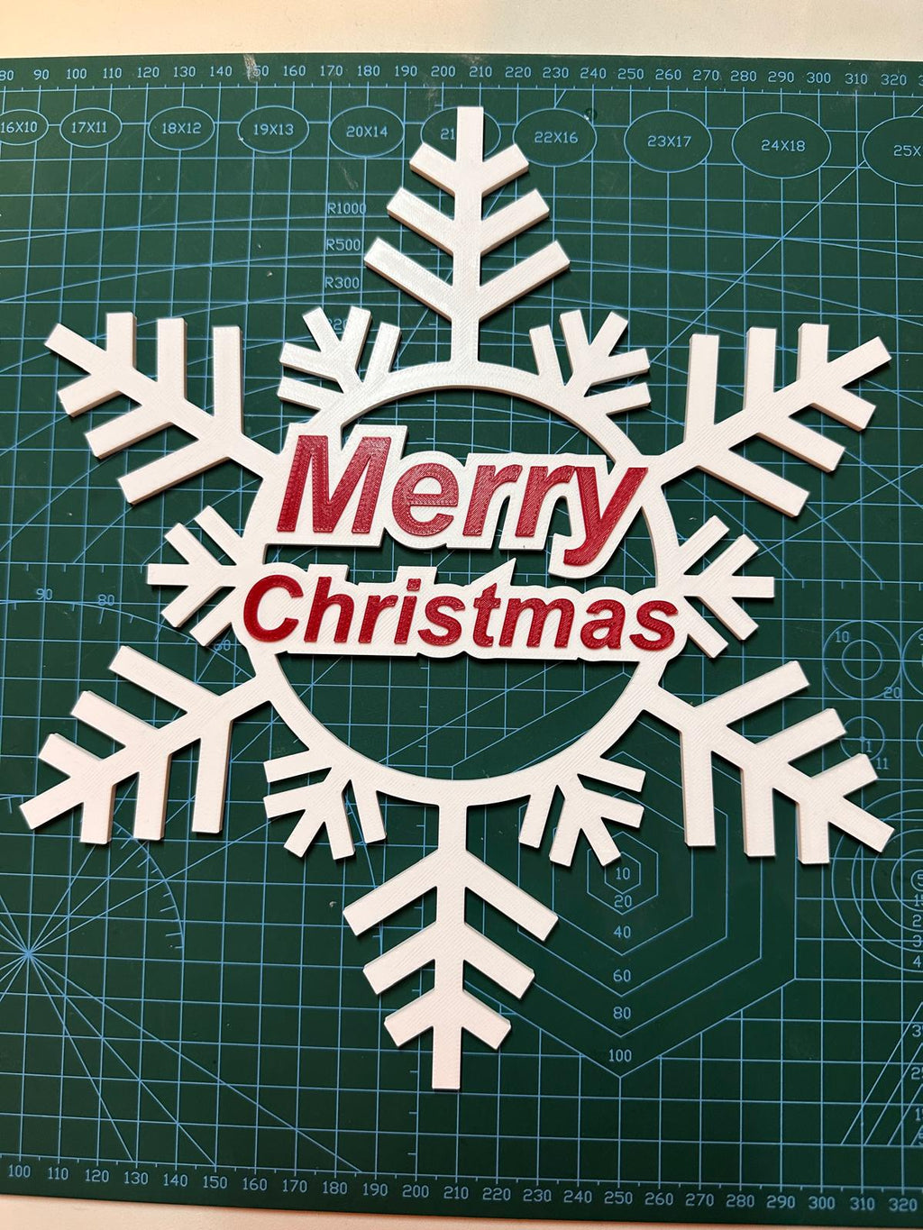 Christmas Snowflake Star Ornament – Festive Winter Tree Decoration, Elegant Holiday Snow Star Décor