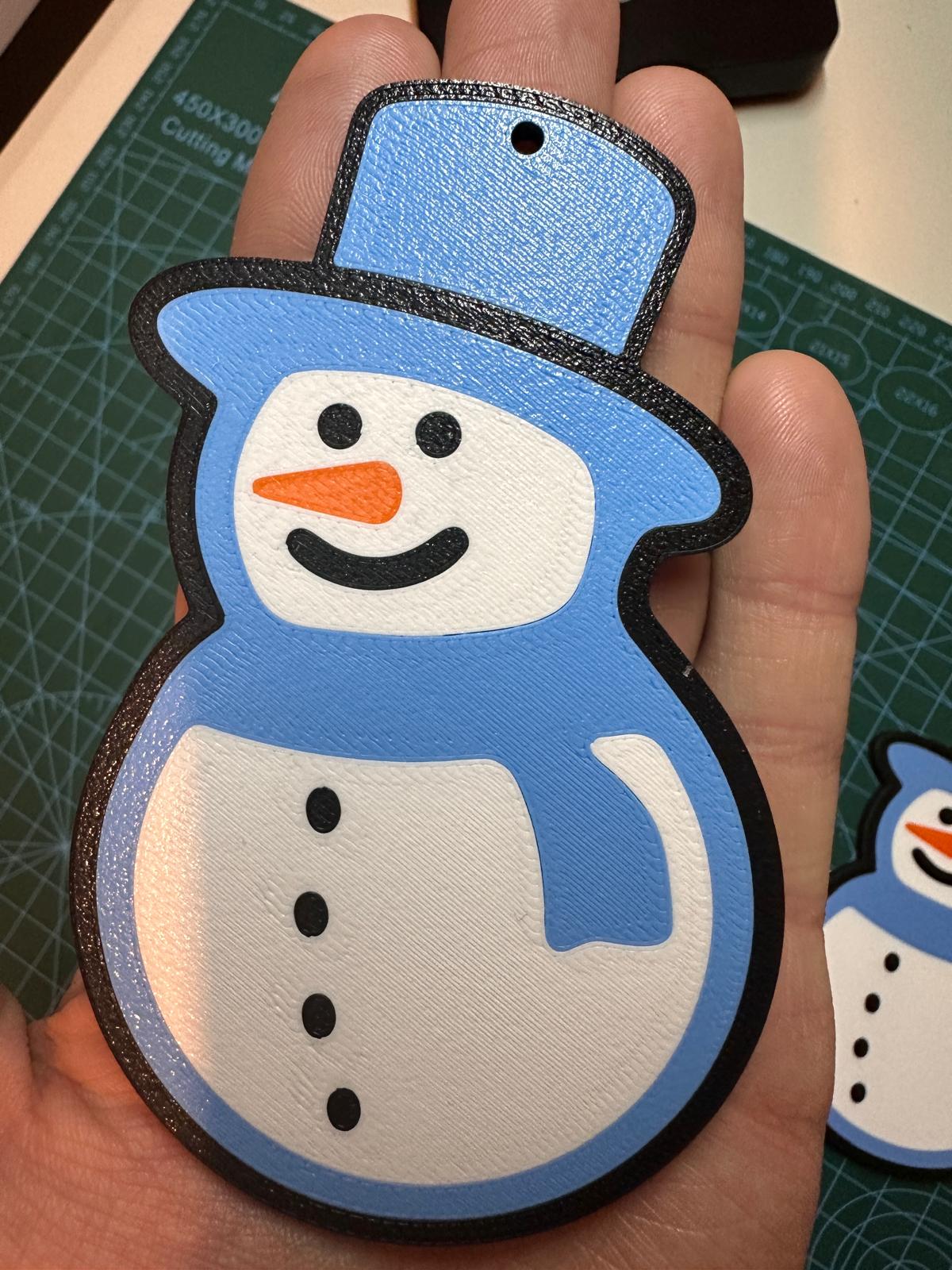 Handmade Snowman Christmas Ornaments | Cute Winter Holiday Decor Pack of 3