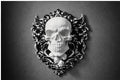 Baroque Skull Wall Decor – Gothic Statement Piece (218mm x 260mm)